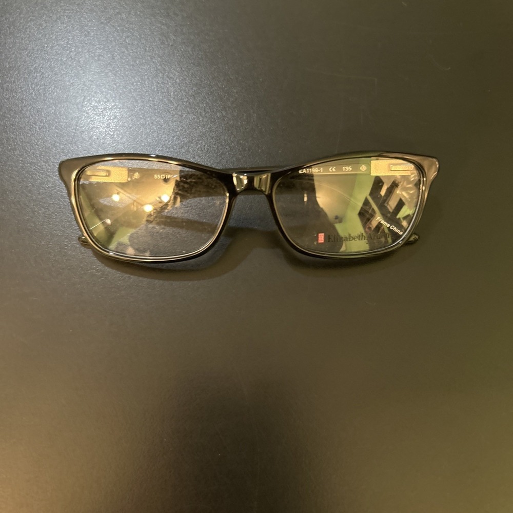 Elizabeth Arden 1199-1 Womens Black Eyeglasses Frames 55-16-135 Frames Only